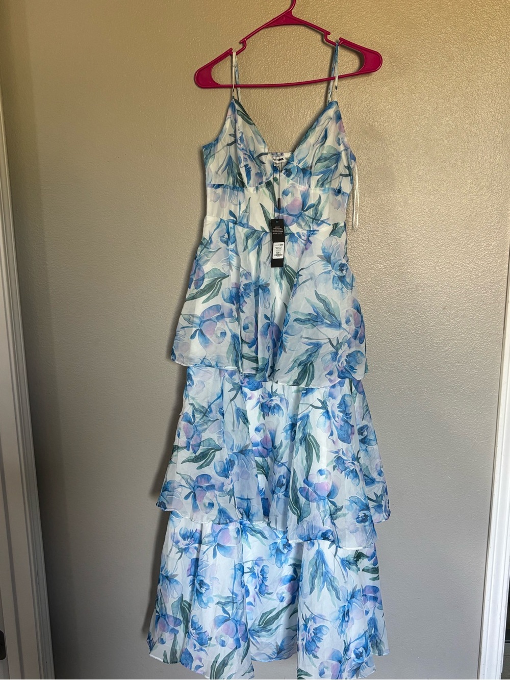 Fashionova ruffle tiered maxi dress